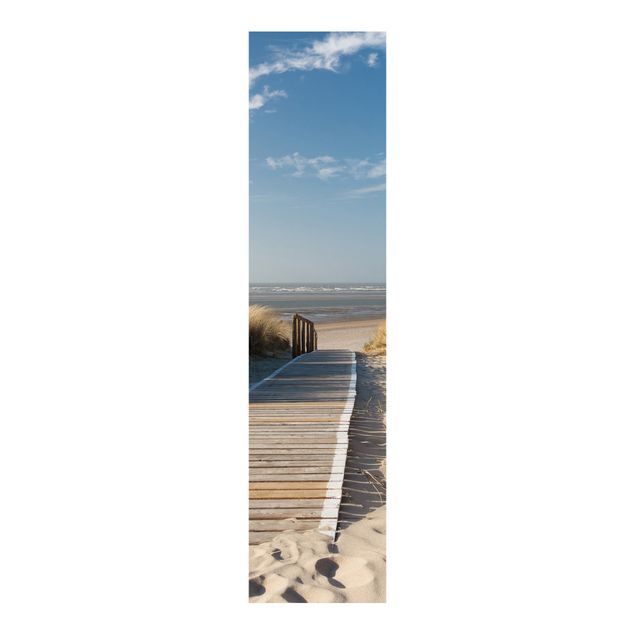 Tende a pannello scorrevoli con paesaggio Spiaggia del Mar Baltico