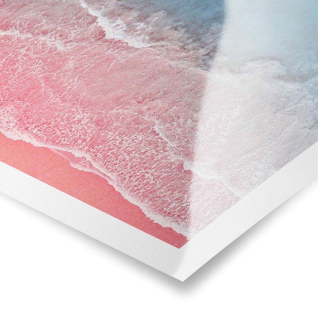Quadro natura Oceano in rosa