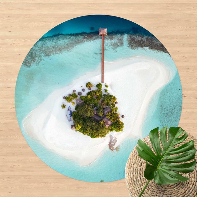 tappeto terrazzo Paradiso oceanico alle Maldive