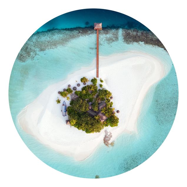 Carta da parati caraibi Paradiso oceanico alle Maldive