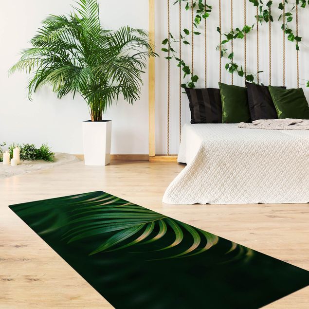 tappeti verdi Fronde di palma