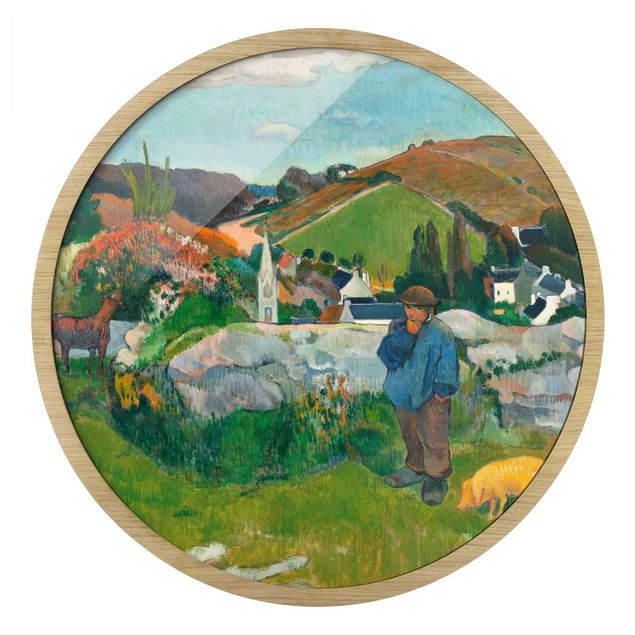 Quadri moderni   Paul Gauguin - Il guardiano di porci