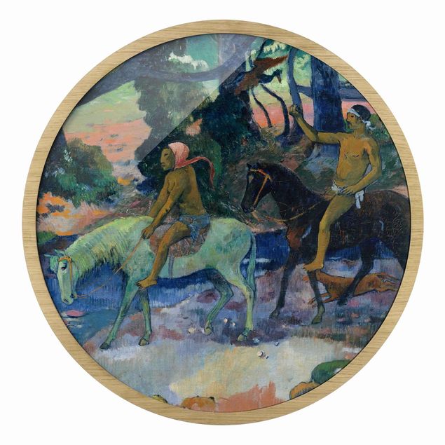 Quadri moderni   Paul Gauguin - La fuga, il guado