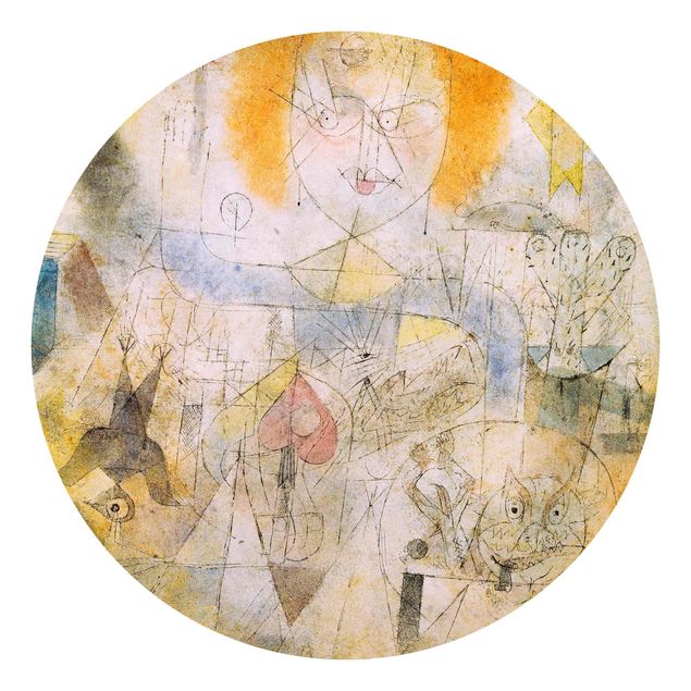 Carta da parati tessuto non tessuto Paul Klee - Irma Rossa