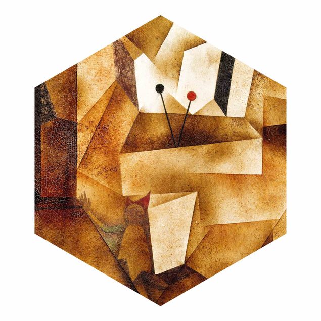 Carte da parati marroni Paul Klee - Organo a timpani