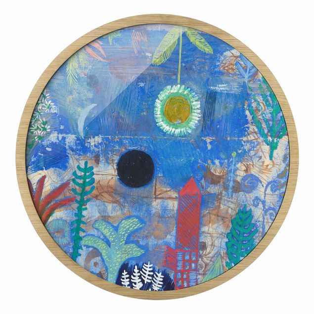Quadri con cornice con rotonde Paul Klee - Paesaggio sommerso