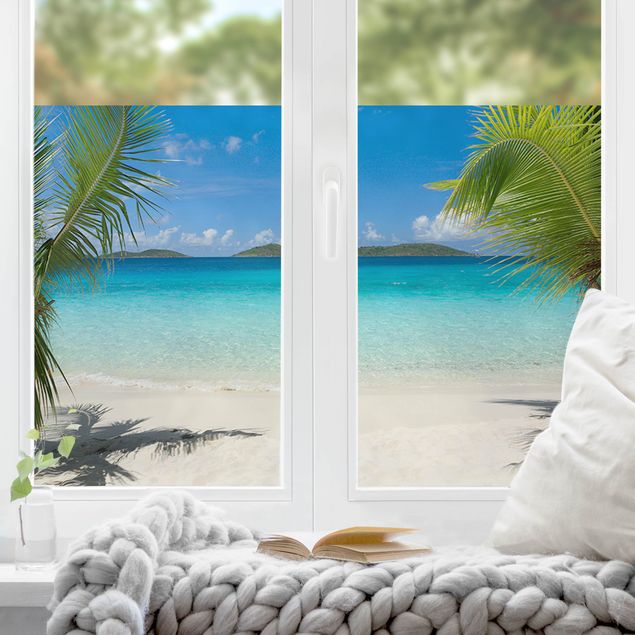 Pellicola adesiva per vetri Maldive perfette