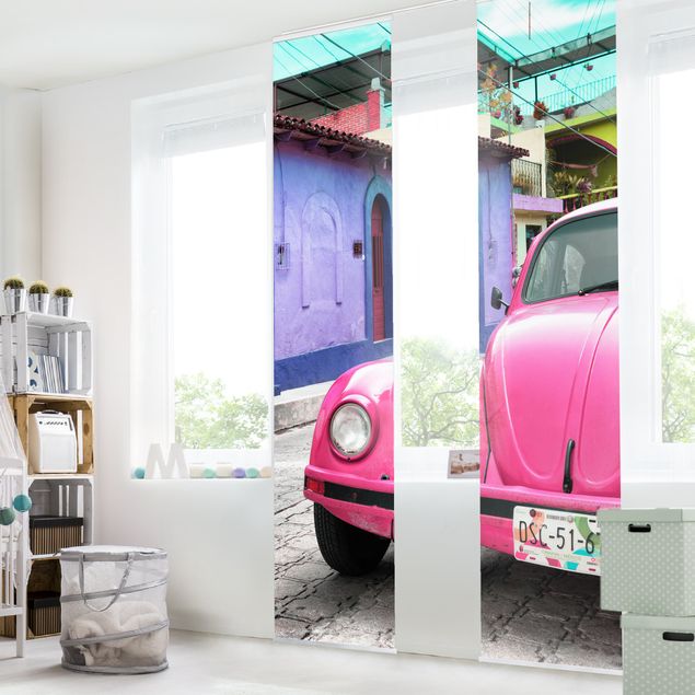 Tessili per la casa Maggiolino VW rosa