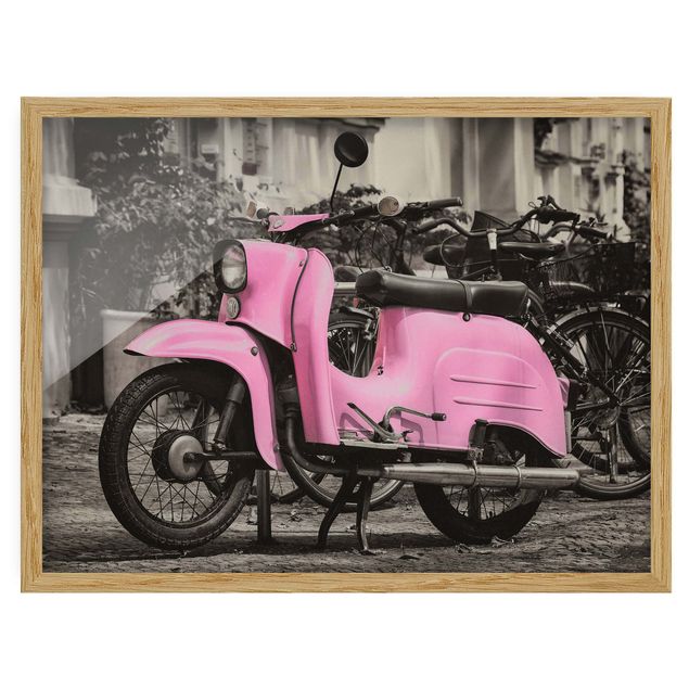 Stampe Scooter rosa