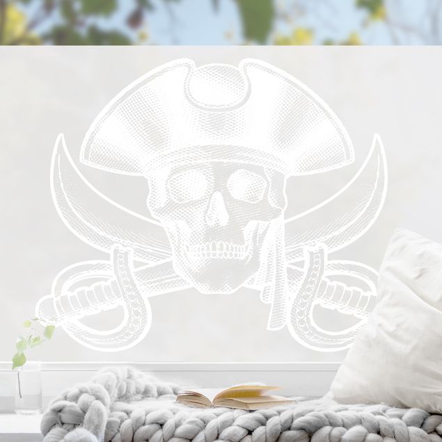 Pellicola per vetri Logo Pirata