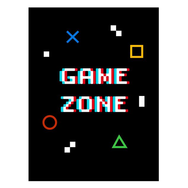 Quadri moderni   Frase in pixel Game Zone