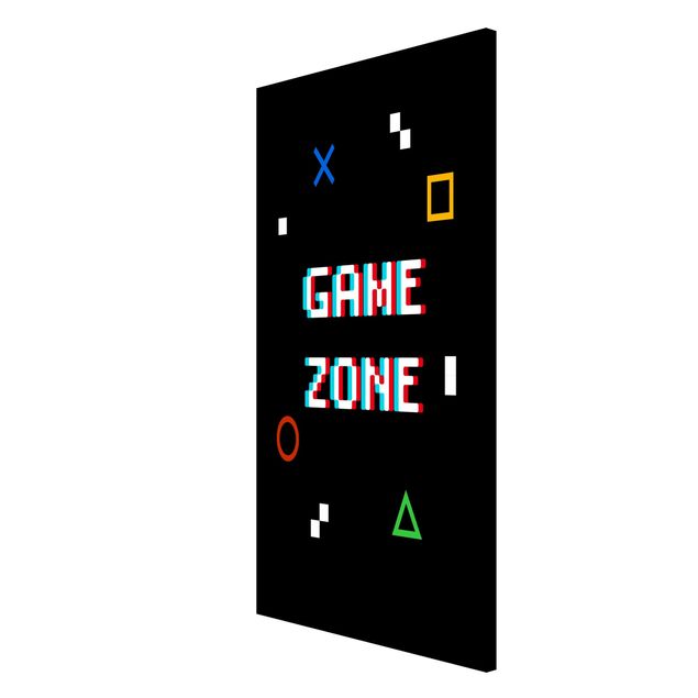 Quadri con frasi Frase in pixel Game Zone