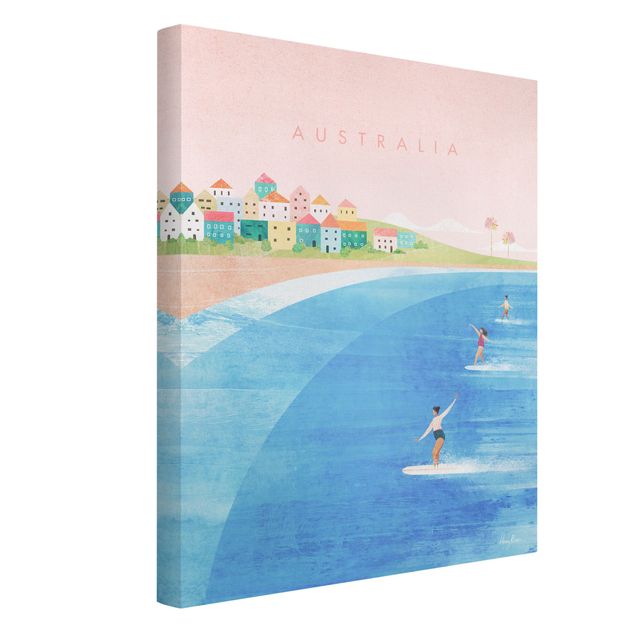Quadri su tela con spiaggia Poster di viaggio - Australia