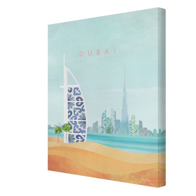 Quadro paesaggio Poster di viaggio - Dubai