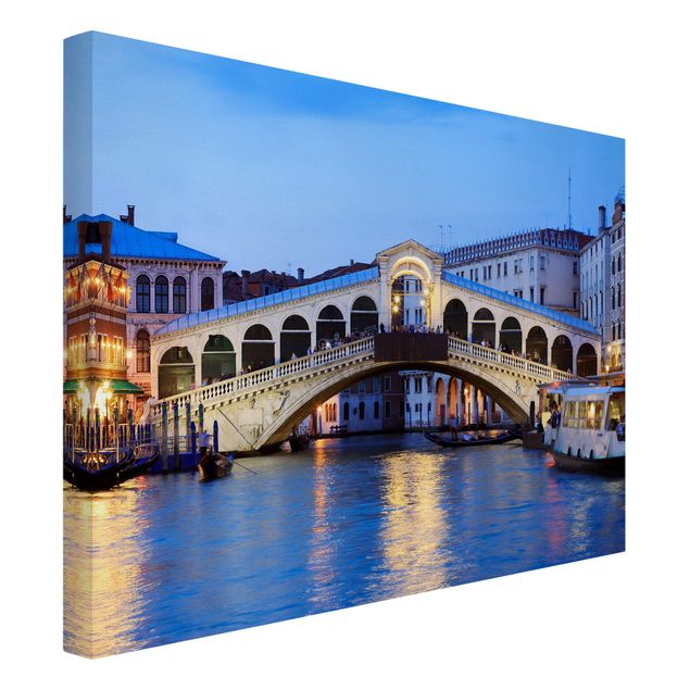 Quadri città Ponte di Rialto a Venezia