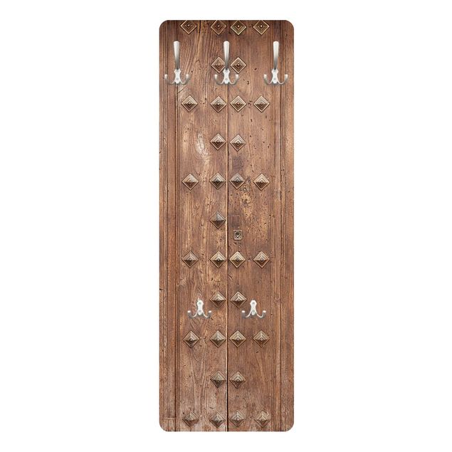 Pannello appendiabiti Porta rustica spagnola in legno