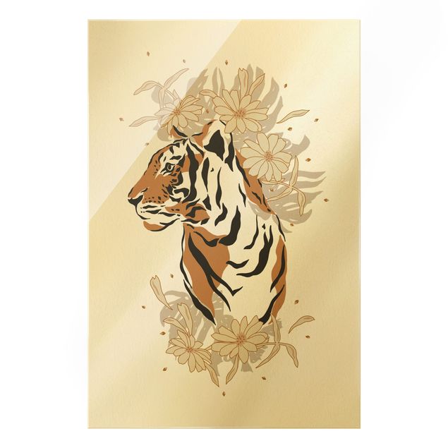 Stampe Animali del Safari - Ritratto di tigre