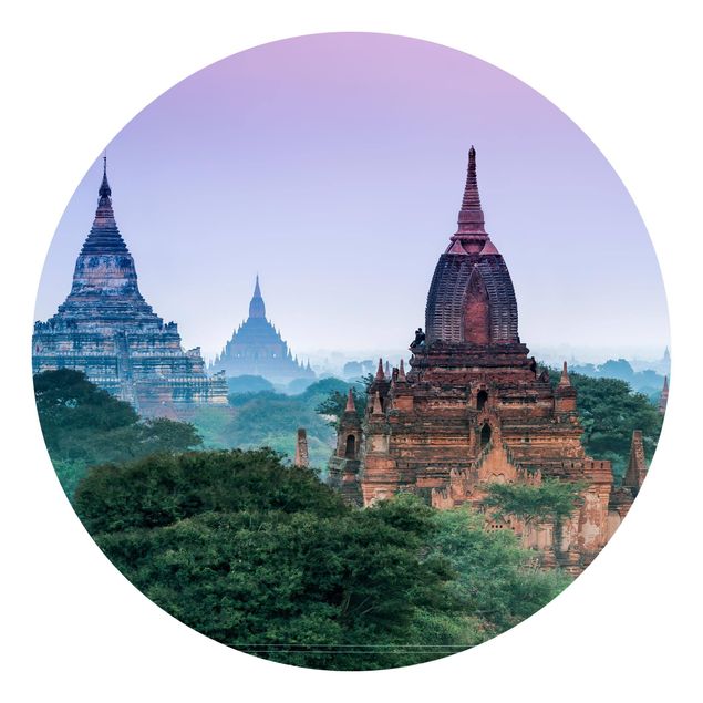 Carte da parati città Terreno del tempio a Bagan