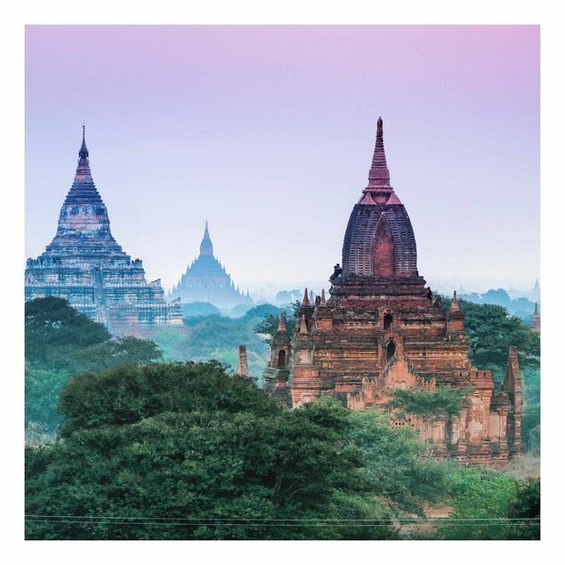 Quadri con paesaggio Terreno del tempio a Bagan