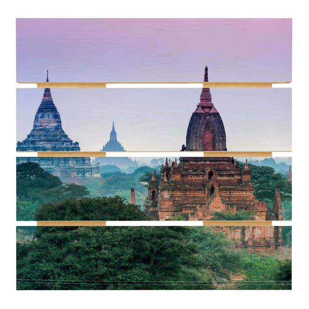 Stampe su legno Terreno del tempio a Bagan