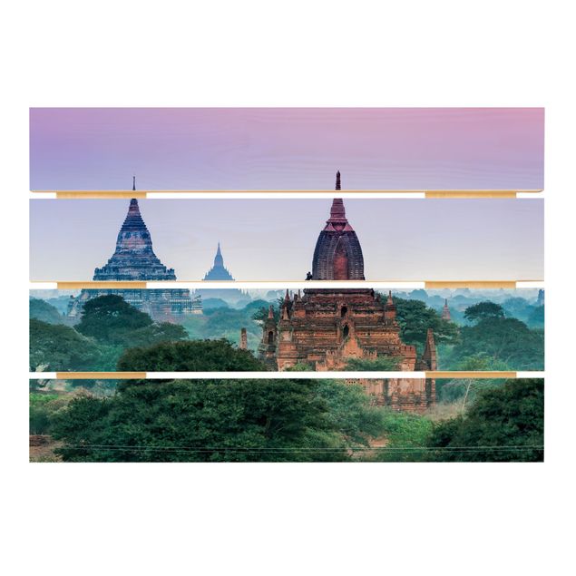 Stampe su legno Terreno del tempio a Bagan