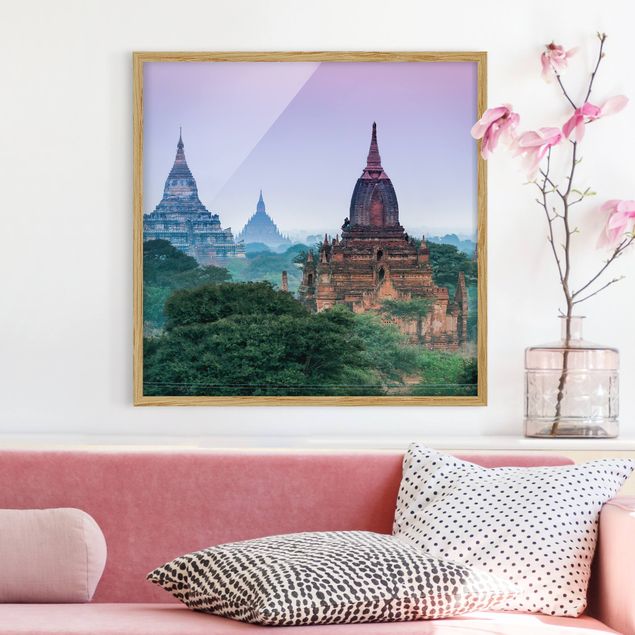 Quadri paesaggistici Terreno del tempio a Bagan