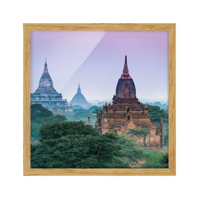 Quadri skyline  Terreno del tempio a Bagan