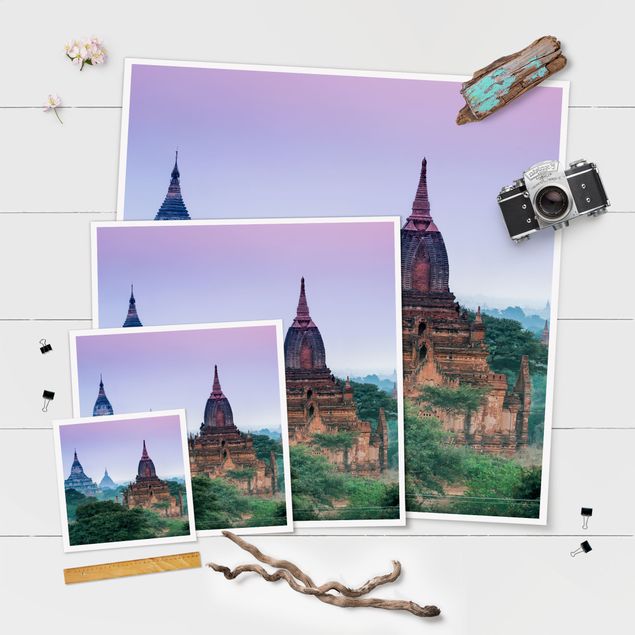 Stampe poster Terreno del tempio a Bagan