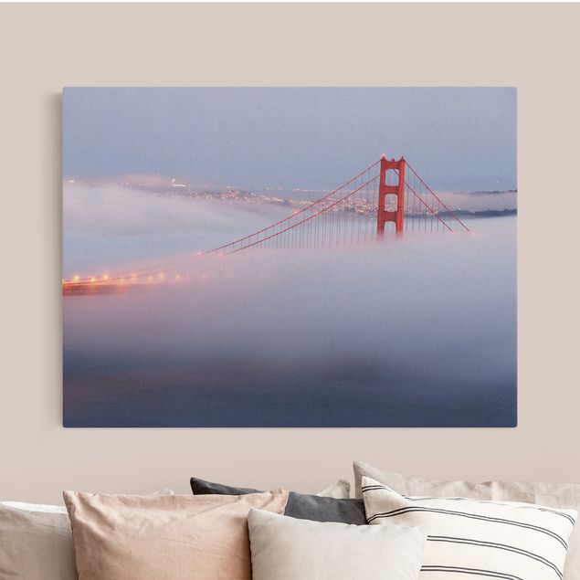 Quadri moderni per arredamento Il ponte del Golden Gate di San Francisco