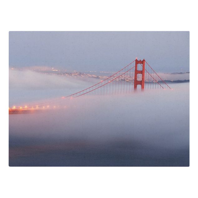 Quadro moderno blu Il ponte del Golden Gate di San Francisco