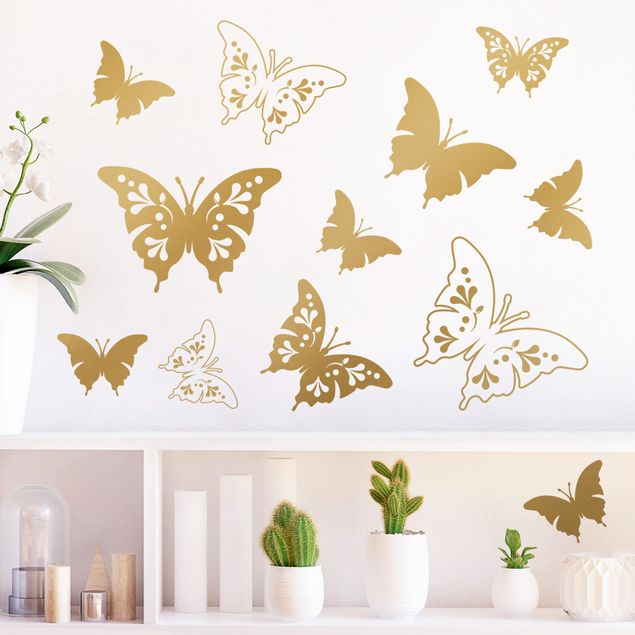 Adesivi murali farfalla Farfalle decorative ornamentali