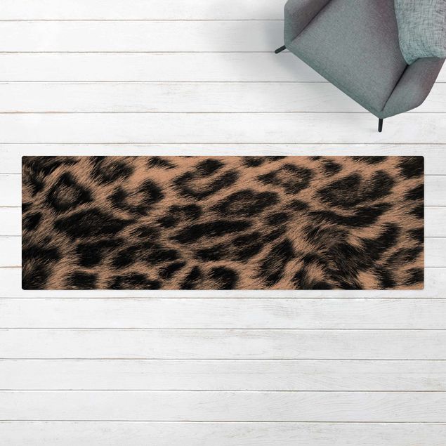 tappeto design moderno Leopardo delle nevi