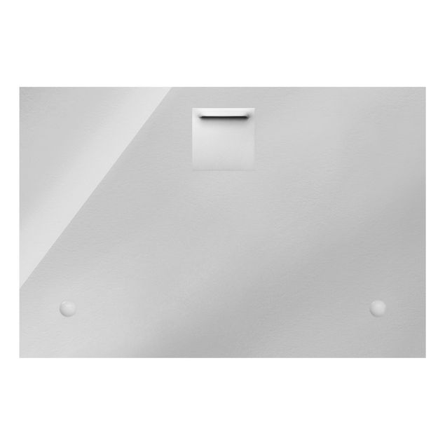 Glas Magnetboard Acquerello geometrico in bianco e nero