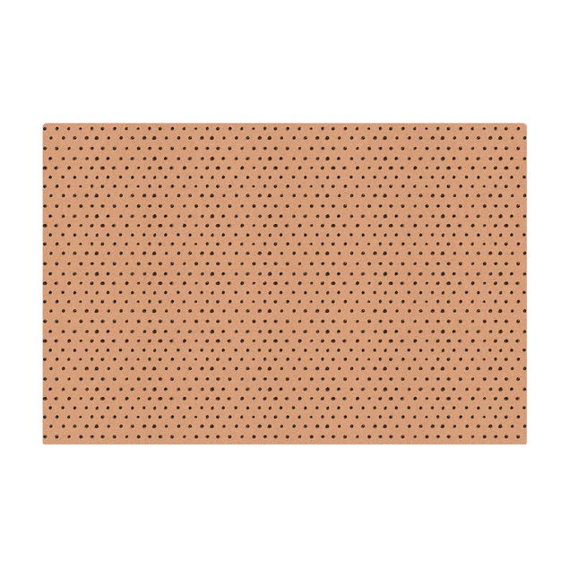Tappetino di sughero - Trama di punti in inchiostro nero - Formato orizzontale 3:2