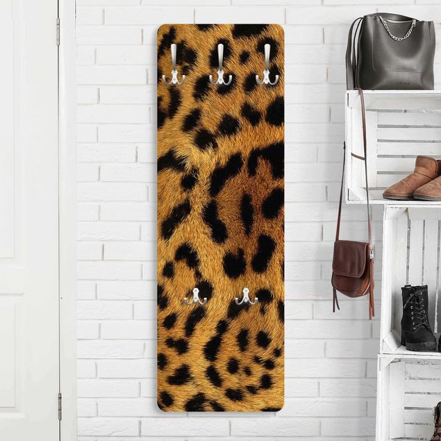 Appendiabiti pannello con disegni Pelliccia di gatto serval