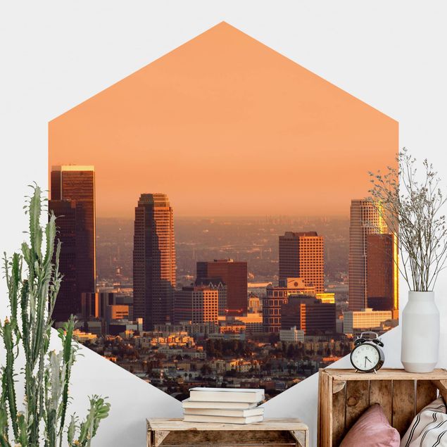 Carte da parati adesive Skyline di Los Angeles