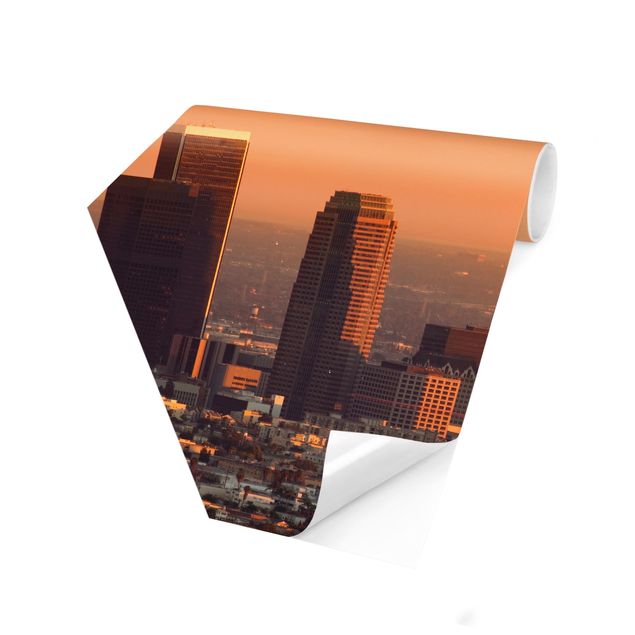 Carta da parati città Skyline di Los Angeles