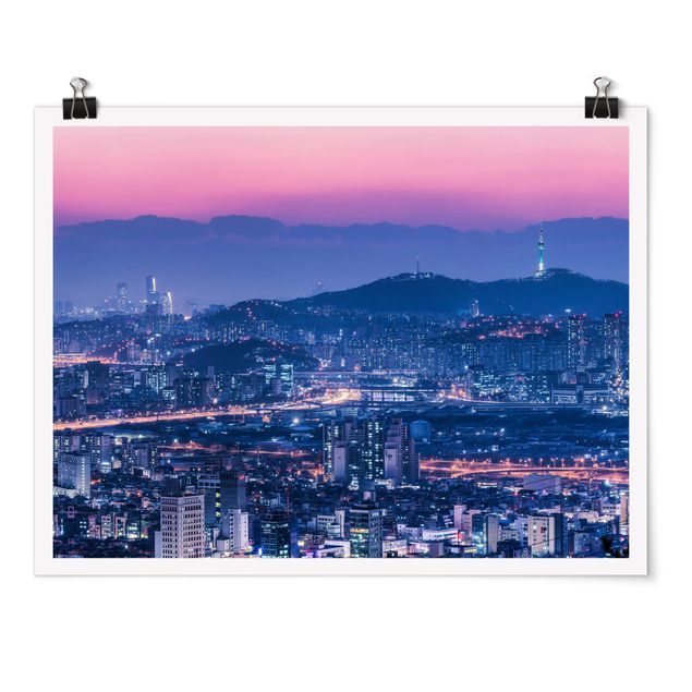 Poster skyline Skyline di Seoul