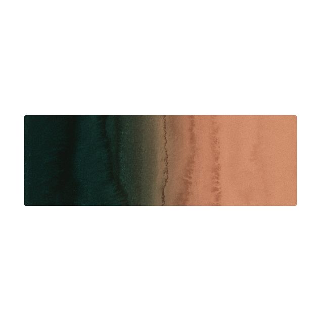 Tappetino di sughero - Gioco di colori fragore delle onde - Formato orizzontale 3:1