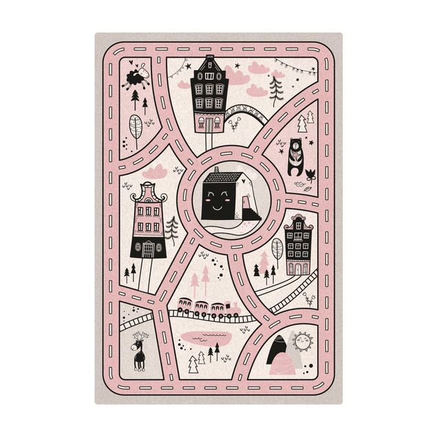 tappeto bagno antracite Scandinavia - La città rosa