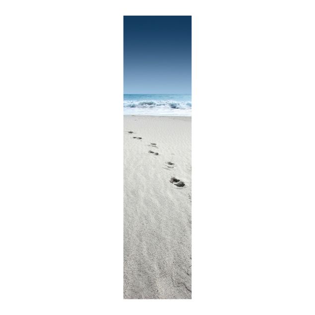Tende a pannello scorrevoli con paesaggio Tracce nella sabbia