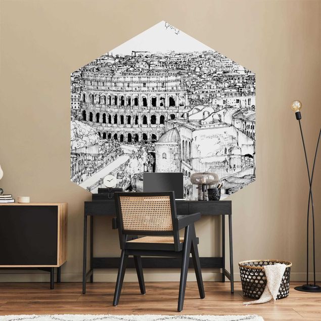 Carte da parati architettura Studio della città - Roma