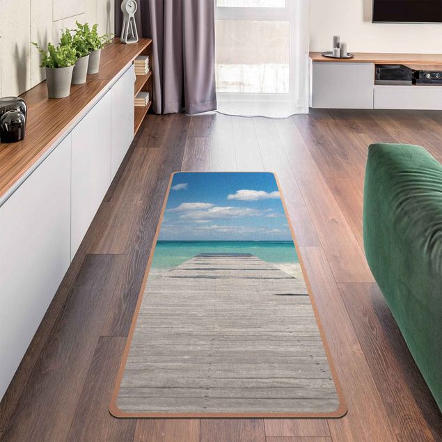 tappeto design moderno Sbarco nell'oceano