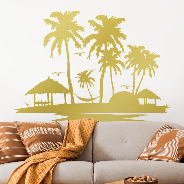 Autocolantes de parede palmeiras Spiaggia e palme