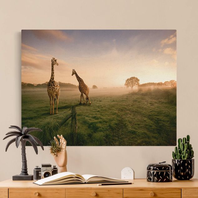 Quadri Africa Giraffe surreali