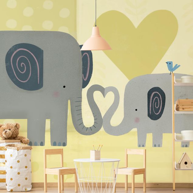 Decorazioni cameretta Io e la mamma - Elefanti