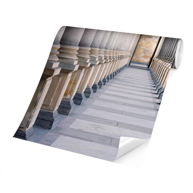 Carte da parati vintage Pilastri del Mulino Colonnato Karlovy Vary