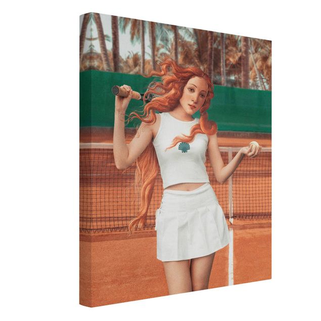 Quadri ritratto Venere del tennis