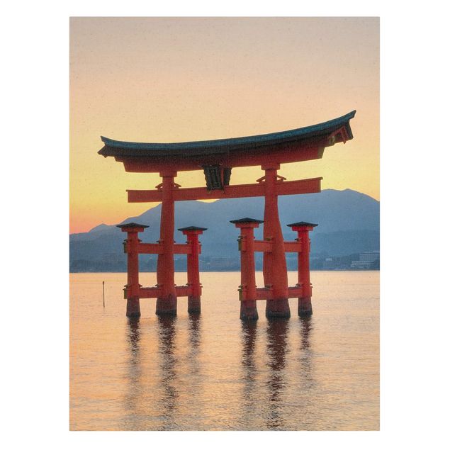 Quadro natura Torii a Itsukushima