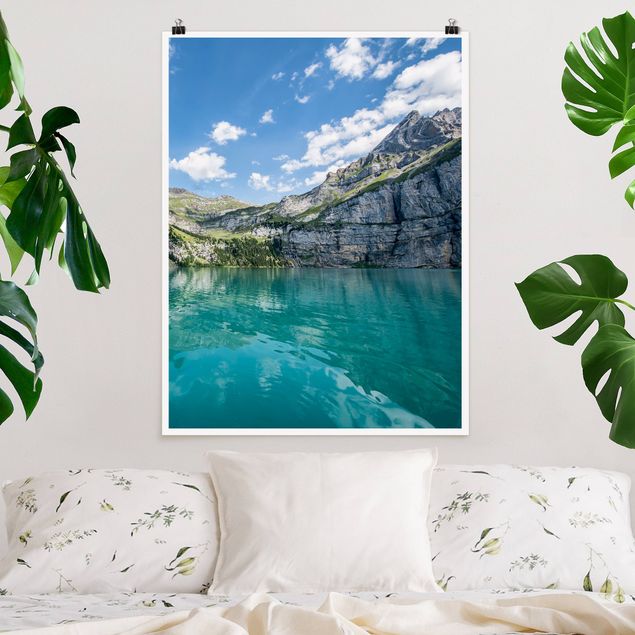 Quadri paesaggistici Il lago della montagna divina